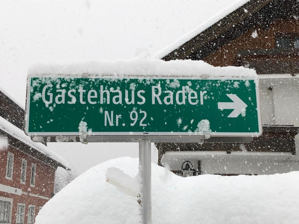 Gaestehaus Rader Weissbriach Exterior foto